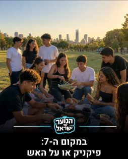 המקום השביעי: מתוך המחקר בעמוד האינסטגרם ״הנוער של ישראל״