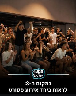המקום השמיני: מתוך המחקר בעמוד האינסטגרם ״הנוער של ישראל״