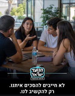 מקום 3. מתוך עמוד האינסטגרם של ״הנוער של ישראל״. ״12 דברים שהנוער בישראל רוצה שיבינו עליו