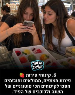 מקום 6: הטרנדים של תשפ״ו. מתוך: אינסטגרם ״הנוער של ישראל״